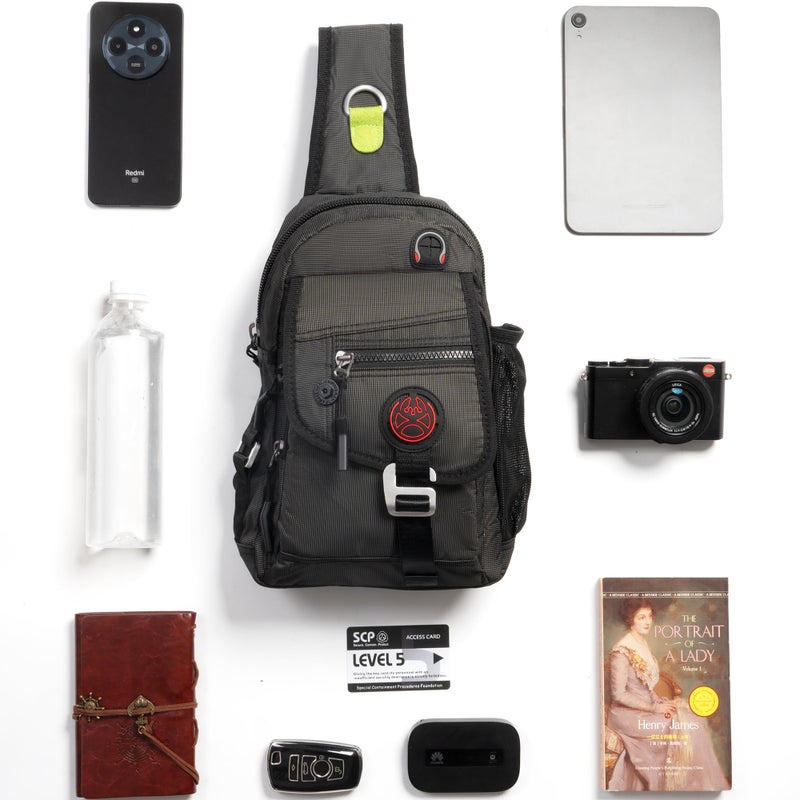 NICGID Sling Bag Chest Shoulder Backpack Crossbody Bags for Tablet Laptop Outdoor Hiking Men Women - Image 3
